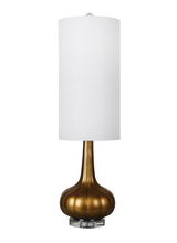 SageBrook Home GLASS 36" GENIE TABLE LAMP, GOLD