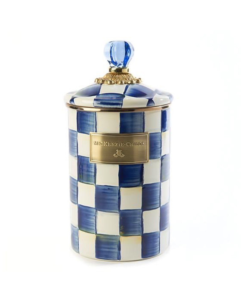 Mackenzie-Childs Royal Check Canister - Large
