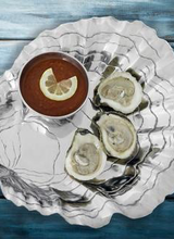 Arthur Court Designs Oyster W/Pearl Chip & Dip