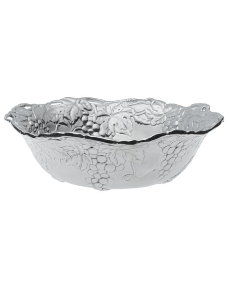 Arthur Court Designs Astound your friends and family with the expert craftsmanship of this Grape Bowl from Arthur Court. <br />
<br />
The sides of this piece combines leaves, vines and bundles of grapes into an incredibly detailed mixutre of shapes and textures. Twisting vines form the