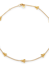 Julie Vos Bee Delicate Necklace Gold