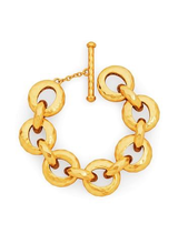 Julie Vos Savannah Demi Link Bracelet Gold