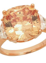 Crislu Rose Gold Ring - Size 7