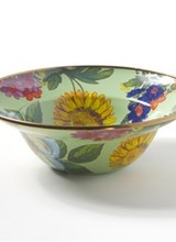 Mackenzie-Childs Flower Market Green Breakfast Bowl