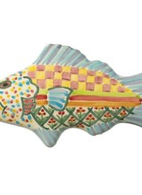 Mackenzie-Childs Fish Knob - Left Blue