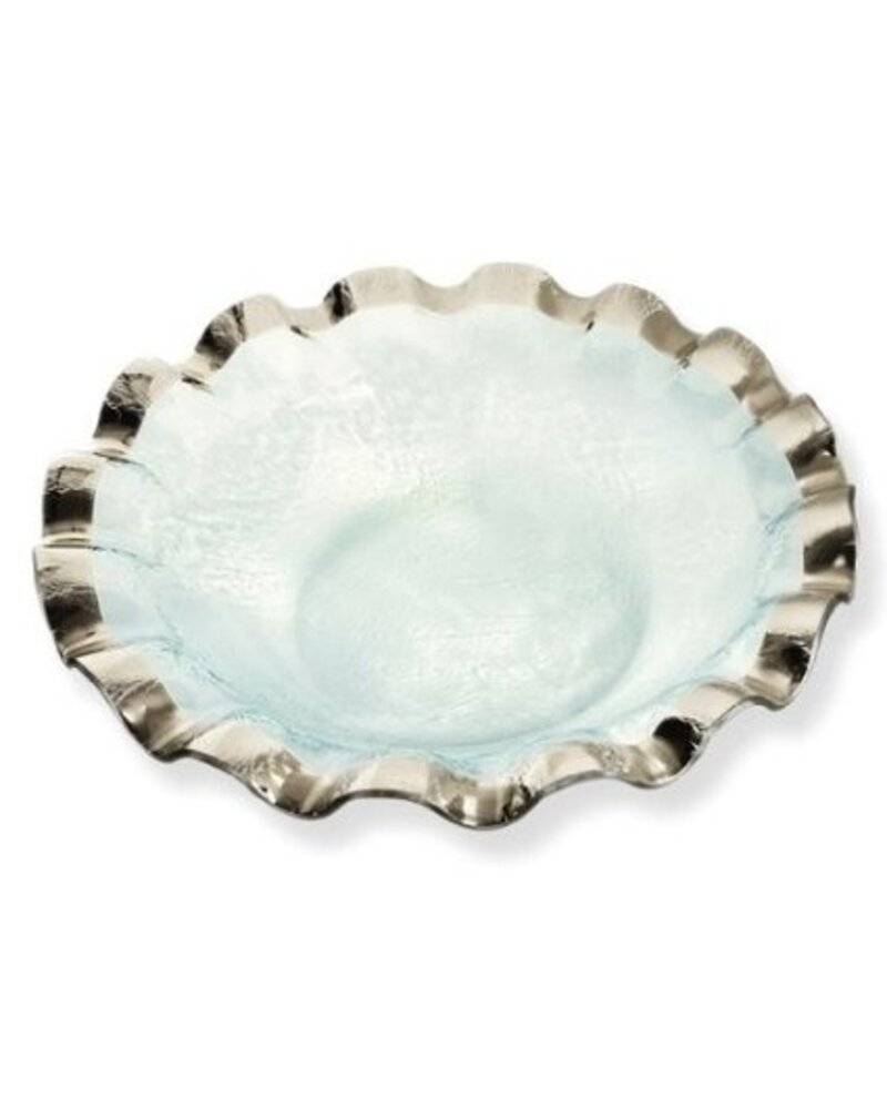 Annie Glass Ruffle Large Salad Bowl