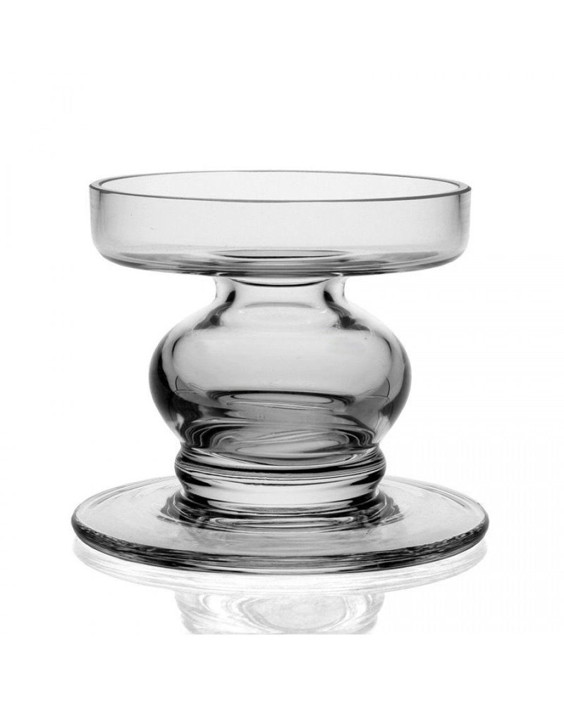 This classy candleholder can be used on its own or used with one of our hurricane shades. They look wonderful with sturdy church candles.<br />
This classy candleholder can be used on its own or used with one of our hurricane shades. They look wonderful with st