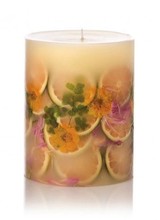 Rosy Rings Round Botanical Candle – Lemon Blossom & Lychee