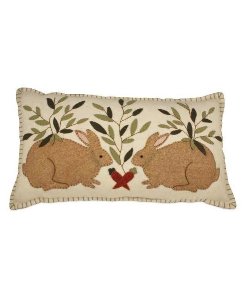 Bethany Lowe Designs Two Rabbits Folk Art