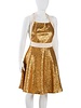 Aprons Jem Morrison Flouncy Gold Sequin & Champagne Full Apron