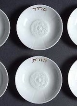 Bernardaud Louvre Mini Seder Plates, Set of 6
