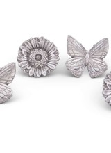 Arthur Court Designs Butterfly and Flower Napkin Rings