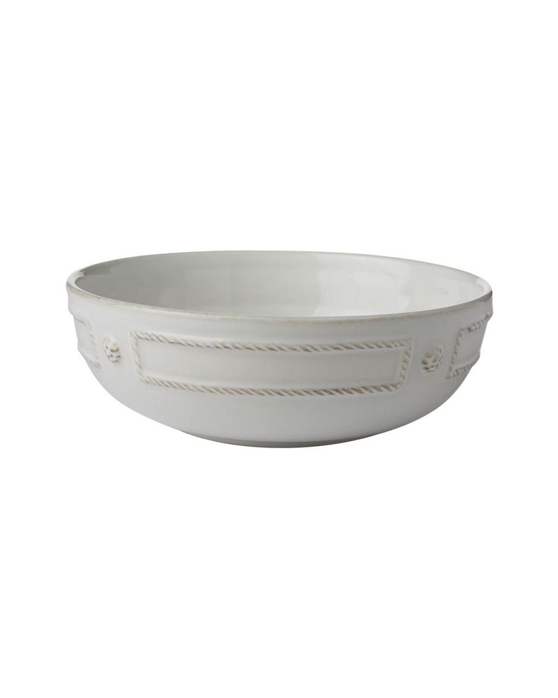 Berry & Thread French Panel Whitewash Coupe Pasta Bowl