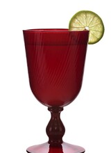 Arabella Ruby Footed Goblet
