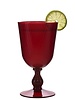 Arabella Ruby Footed Goblet