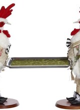 Mark Roberts Two Rooster Serving Platter