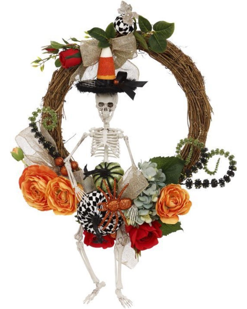 Mark Roberts Skeleton Rose Wreath