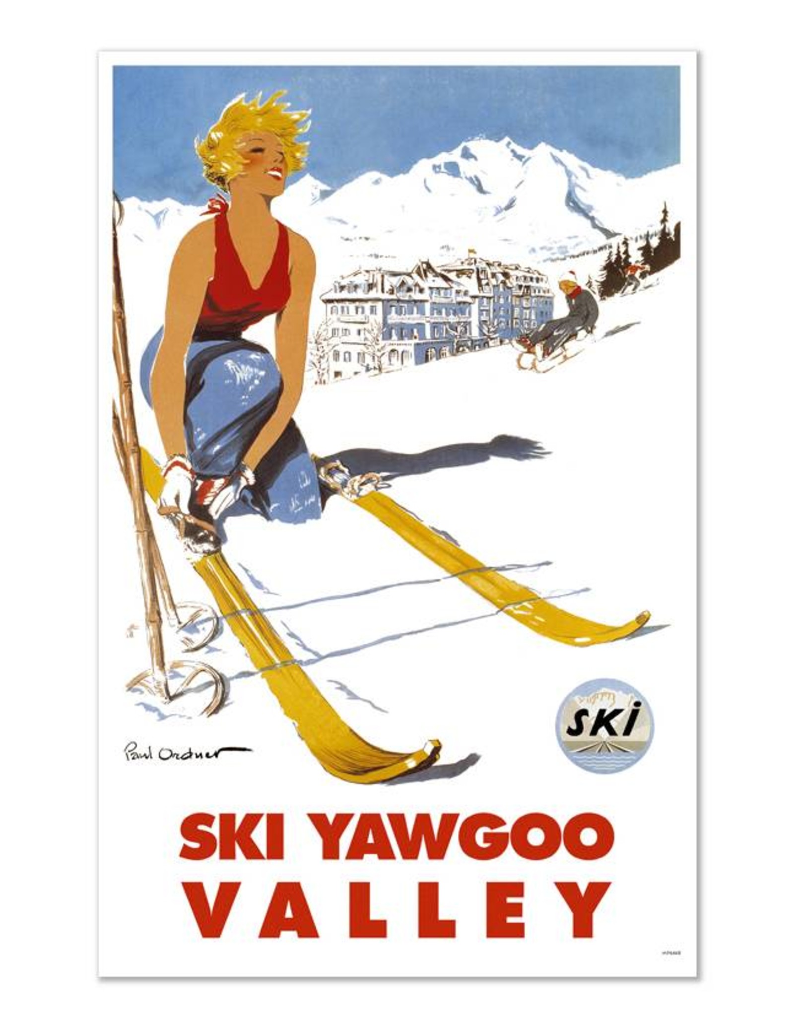 Ski Yawgoo Valley Print