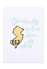 New Jersey Letterpress Print