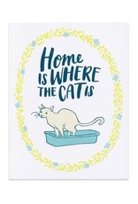 Home Is Where The Cat Is Print