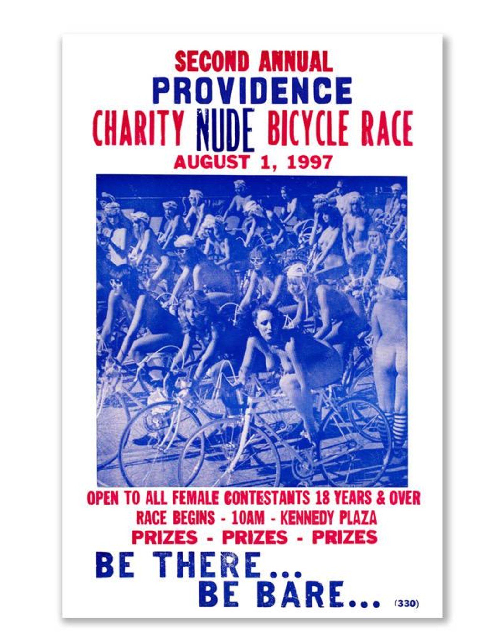 Providence Charity Nude Bicycle Race Magnet