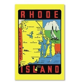 Rhode Island Map Magnet