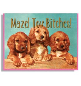 Mazel Tov Bitches! Greeting Card