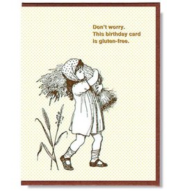 Don't Worry, This Birthday Card is Gluten-Free Greeting Card