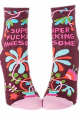 Super Fucking Awesome Women's Ankle Socks