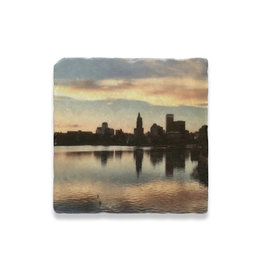 PVD Sunset River Skyline Coaster