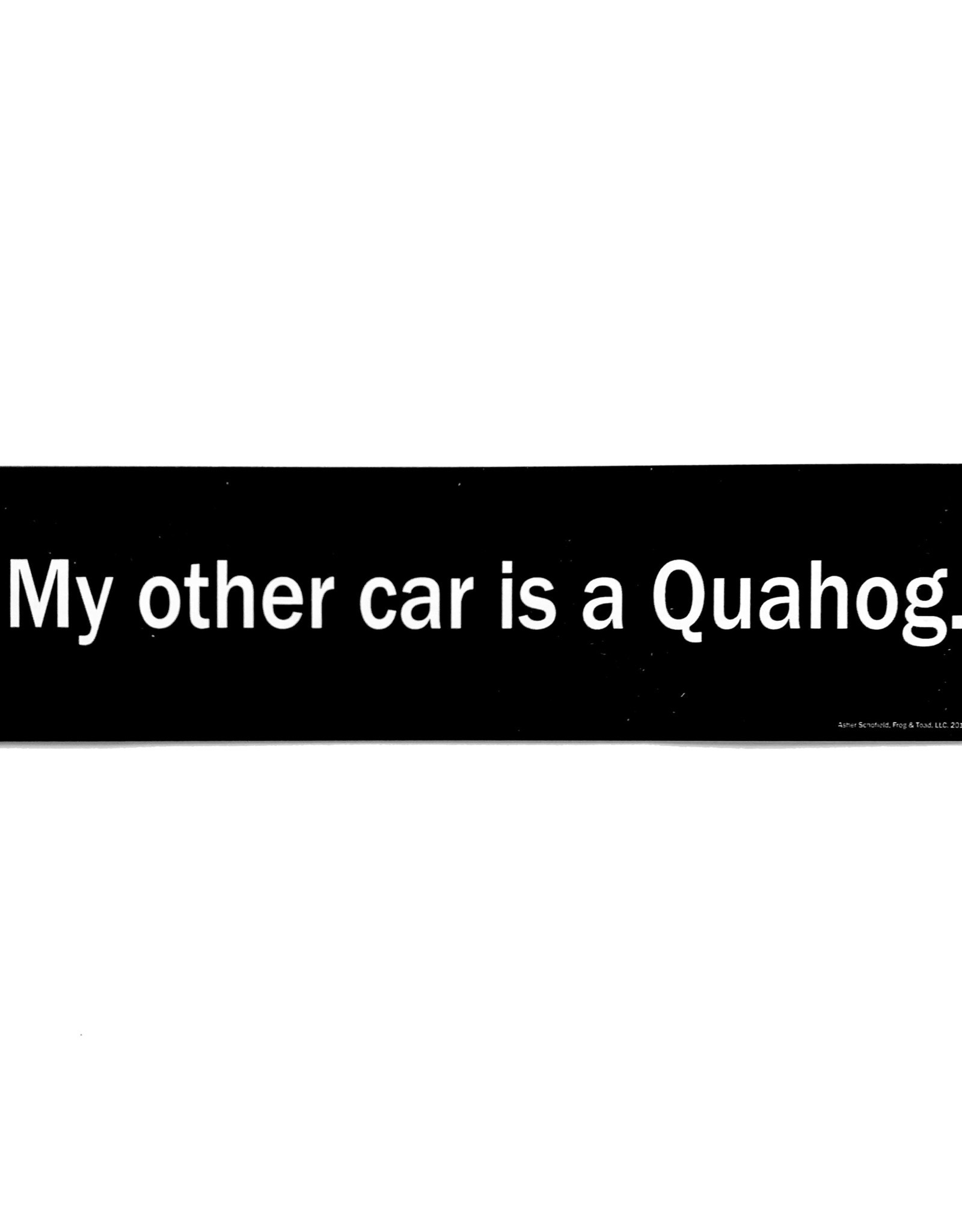 My Other Car Is A Quahog Bumper Sticker