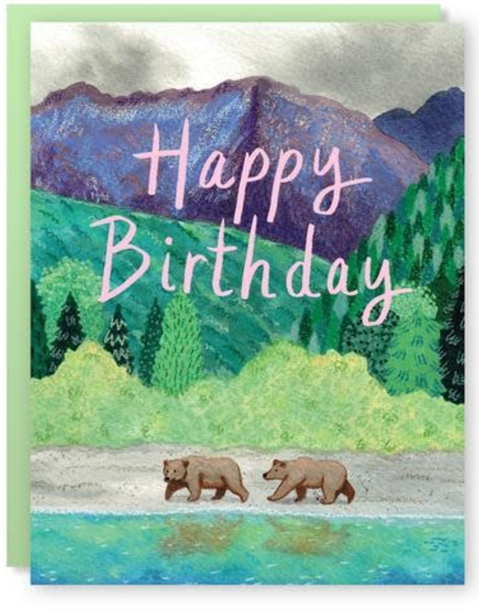 Happy Birthday Bears Greeting Card