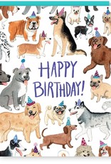 Happy Birthday Dogs Greeting Card