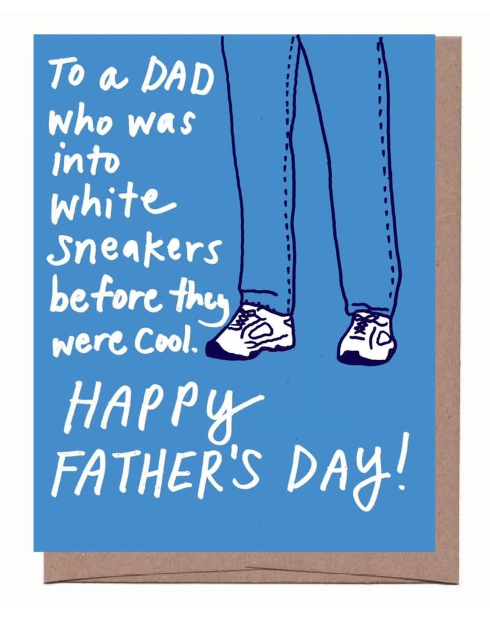 The White Sneakers Father's Day Greeting Card