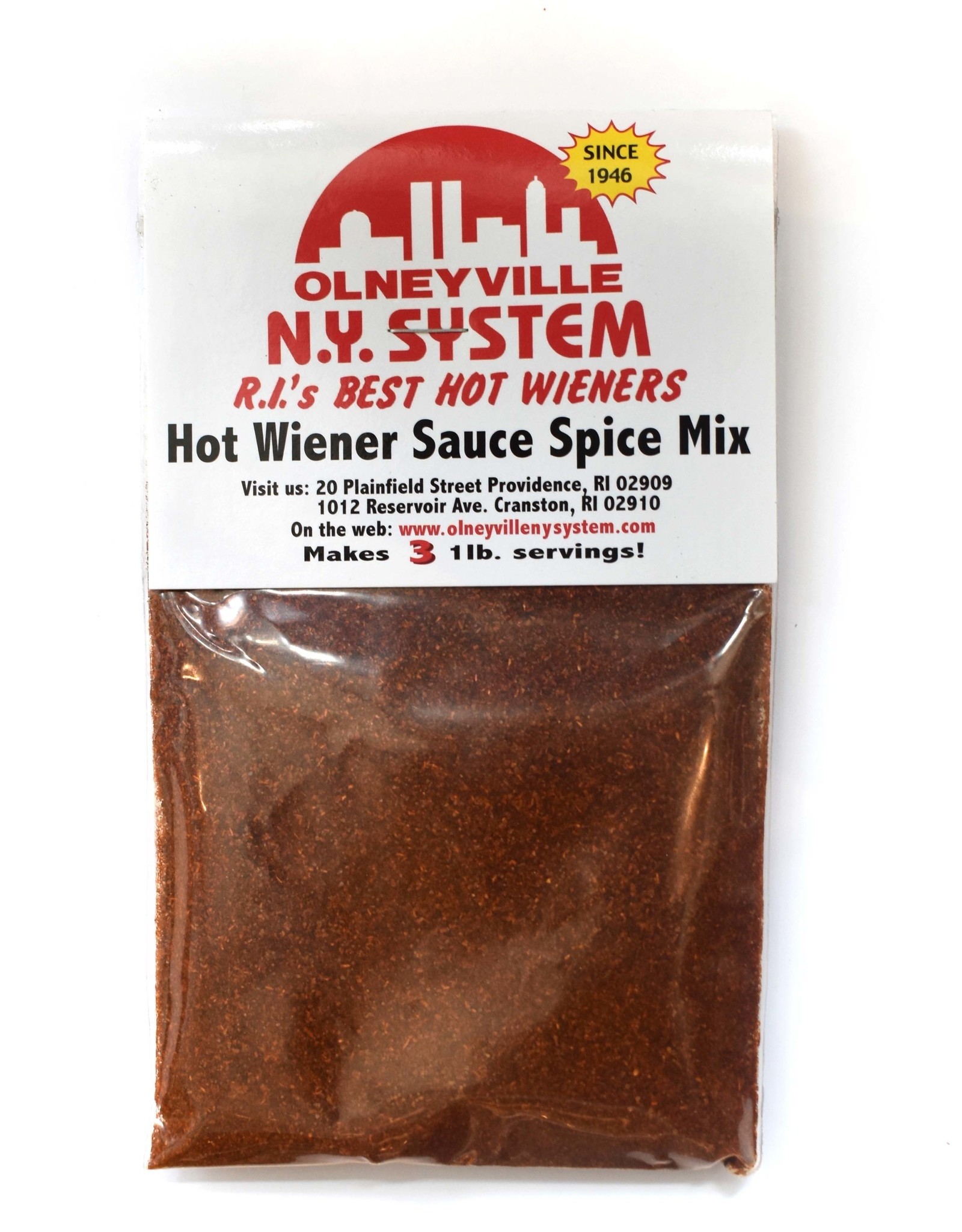 Olneyville NY System Spice Mix