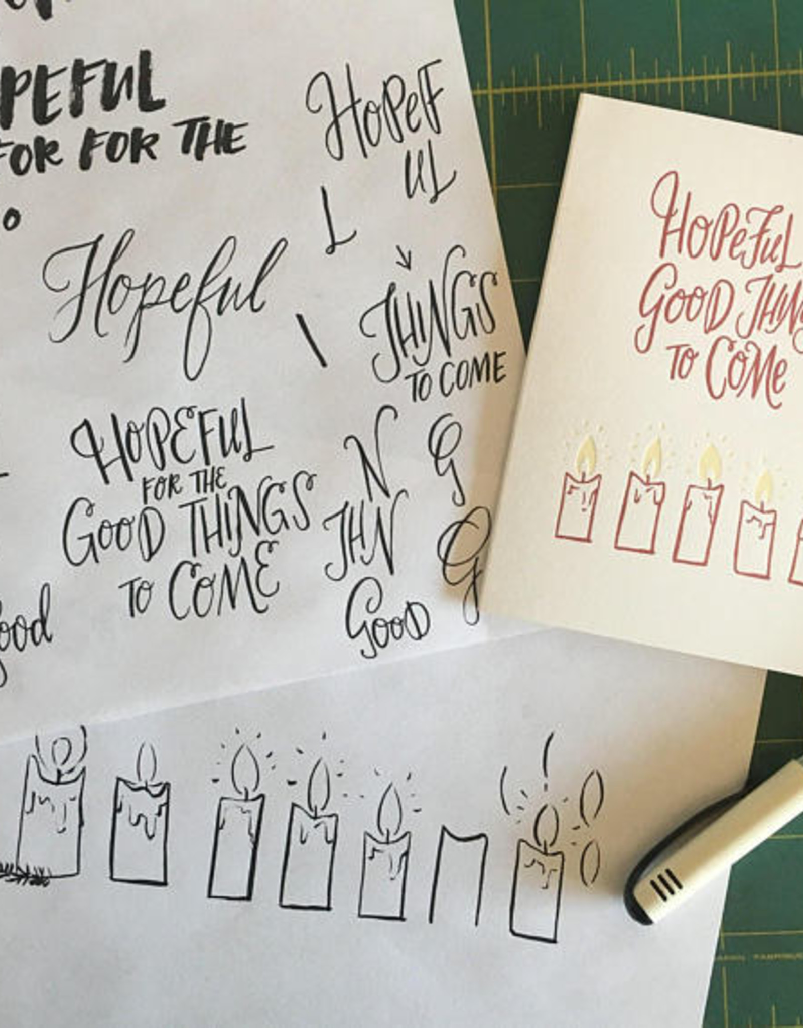 Hopeful For Good Things To Come Greeting Card