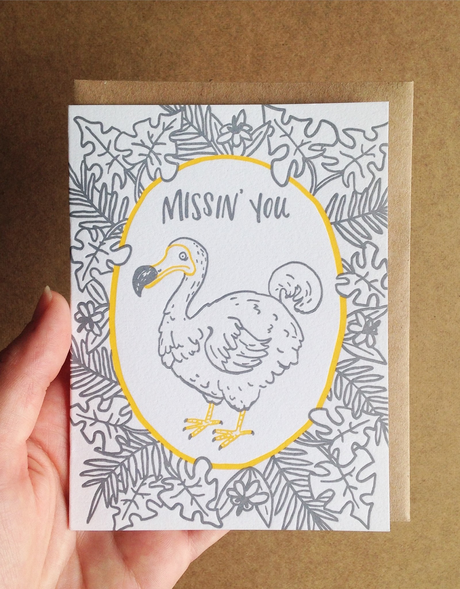 Missin' You Dodo Greeting Card