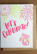 Let's Celebrate! Quietly. Greeting Card