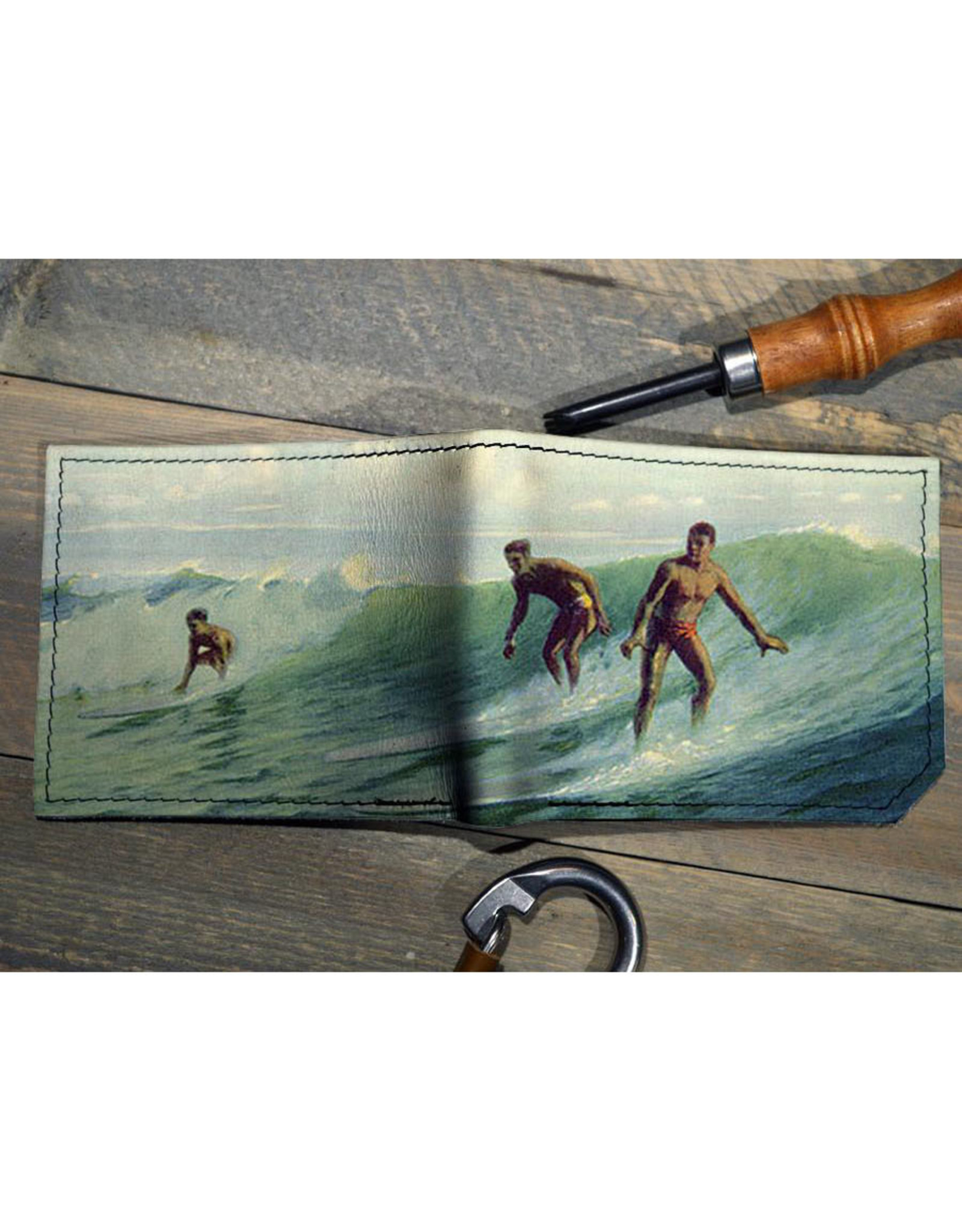 Spectrum Leather Wallet Surf Home