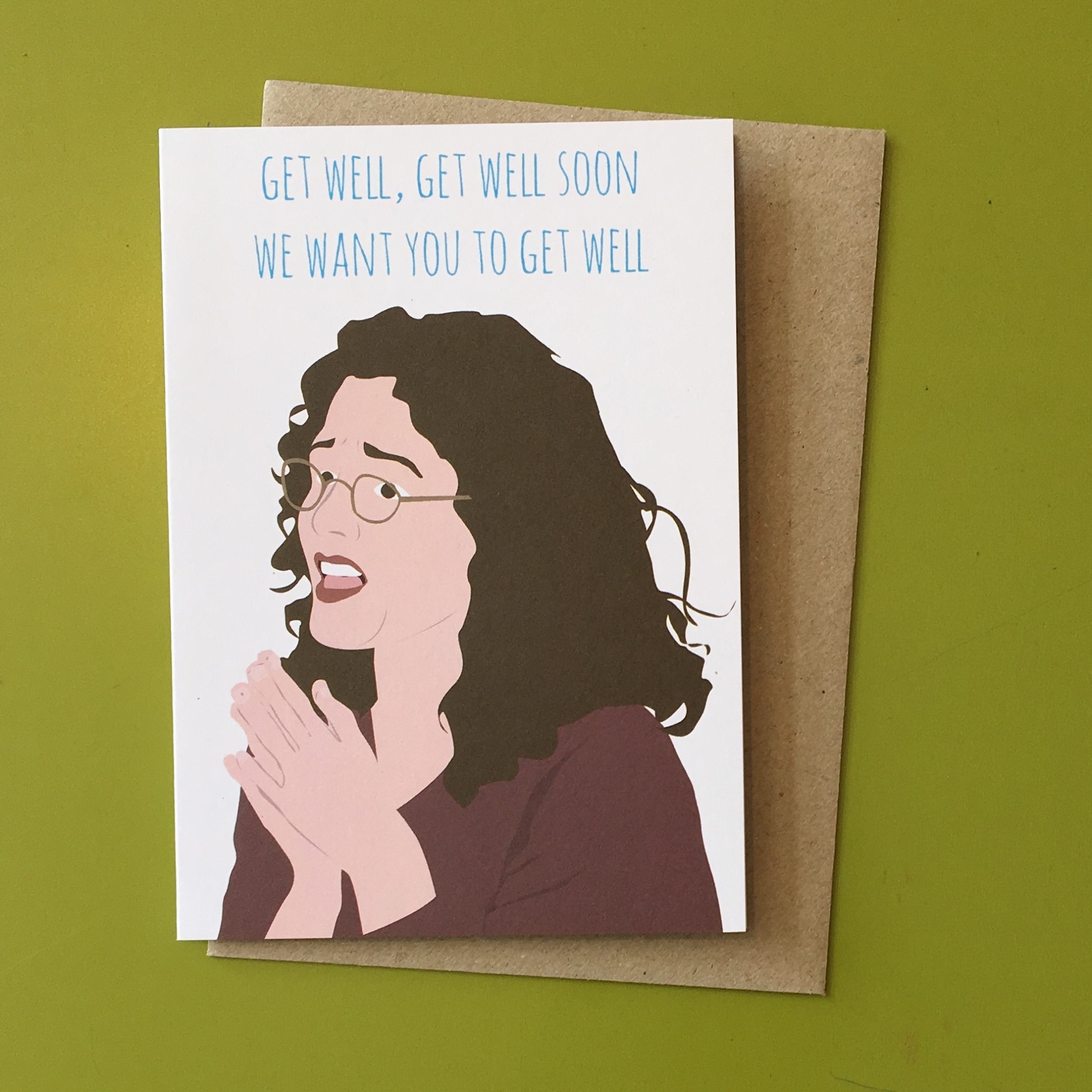 Get Well Soon Seinfeld Greeting Card Home
