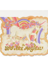 You Are Magical Unicorn Die Cut Greeting Card