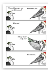 Seagull & Pelican Christmas Greeting Card Seagull & Pelican Christmas Greeting Card