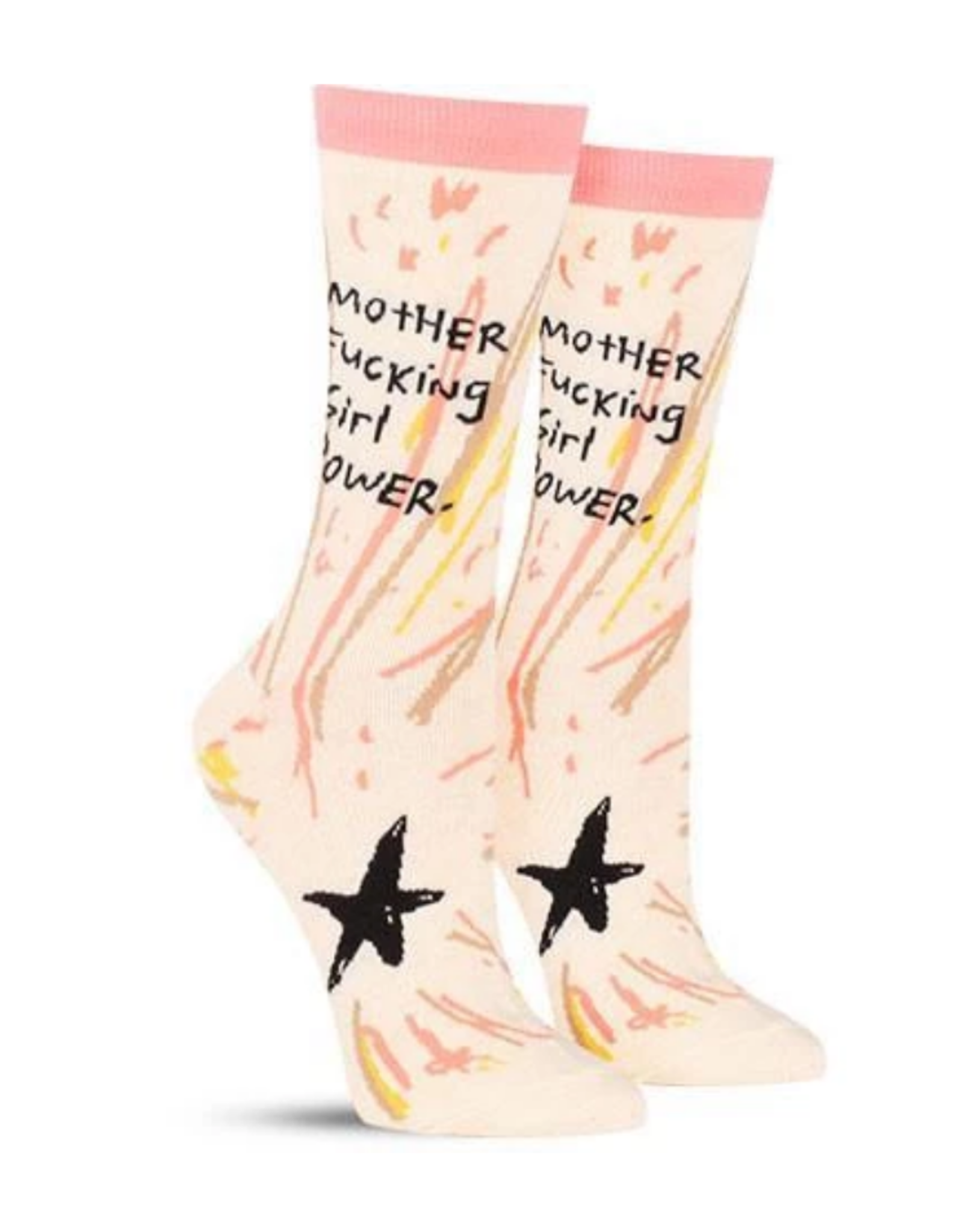 Motherfucking Girl Power Feminist Women's Crew Socks