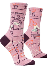 Go Away I'm Introverting Women's Crew Socks