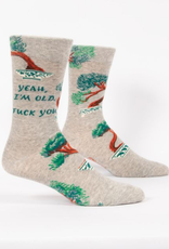 Yeah I'm Old Men's Crew Socks Yeah I'm Old Men's Crew Socks