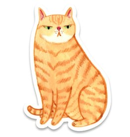 Orange Cat Sticker