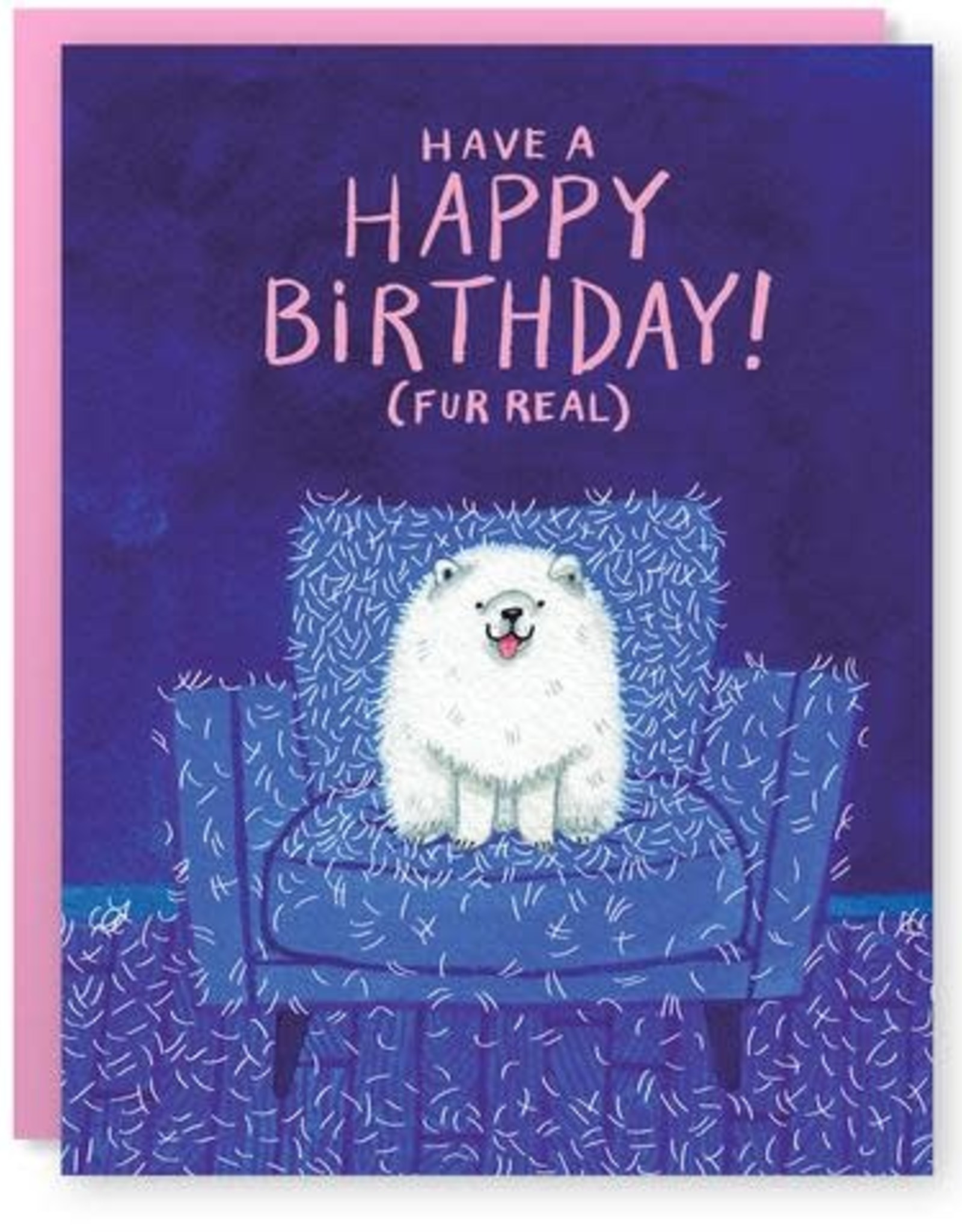 Fur Real Birthday Greeting Card