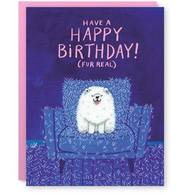 Fur Real Birthday Greeting Card