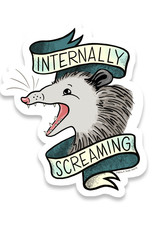 Internally Screaming Possum Sticker