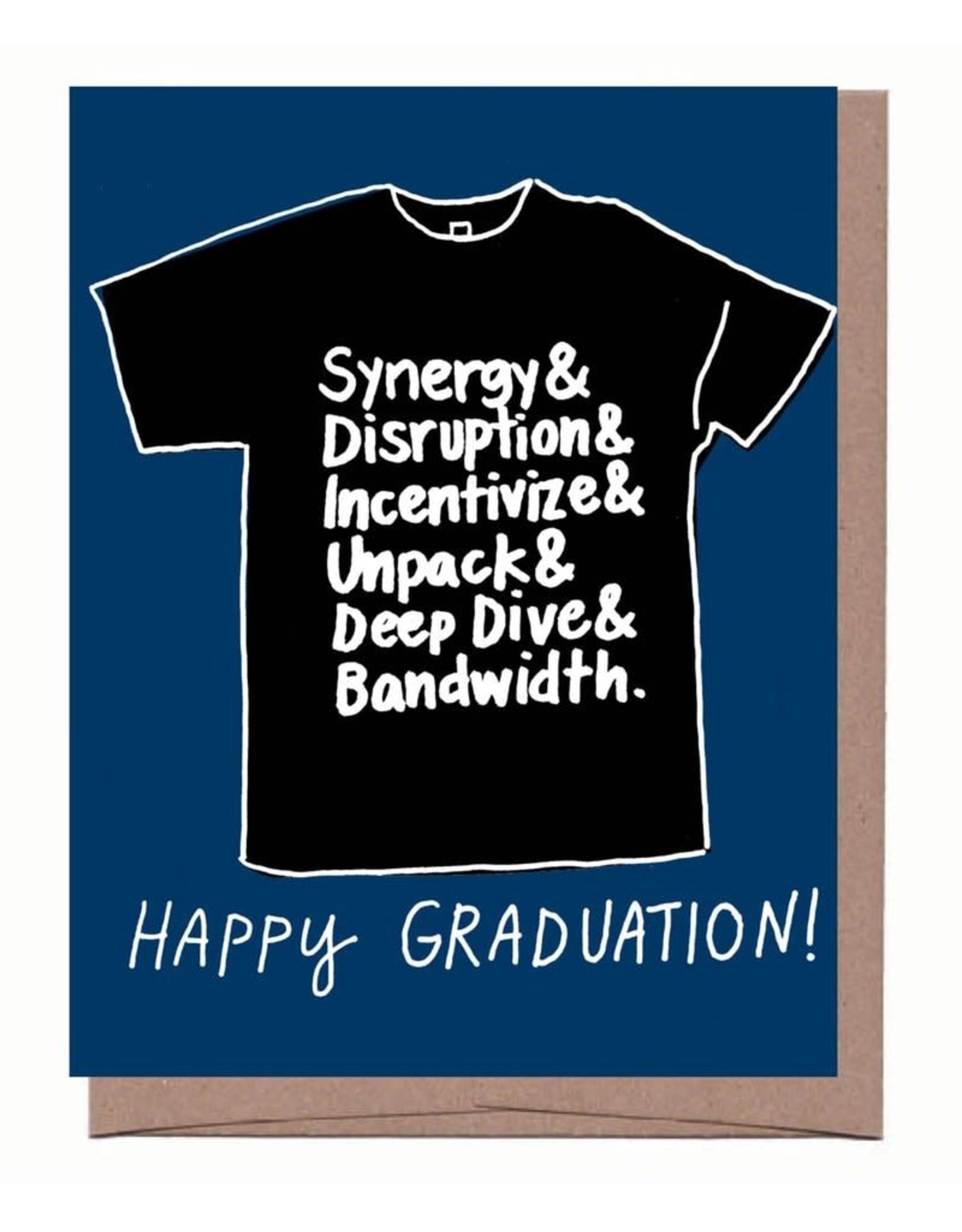 Happy Graduation Black T-Shirt Greeting 